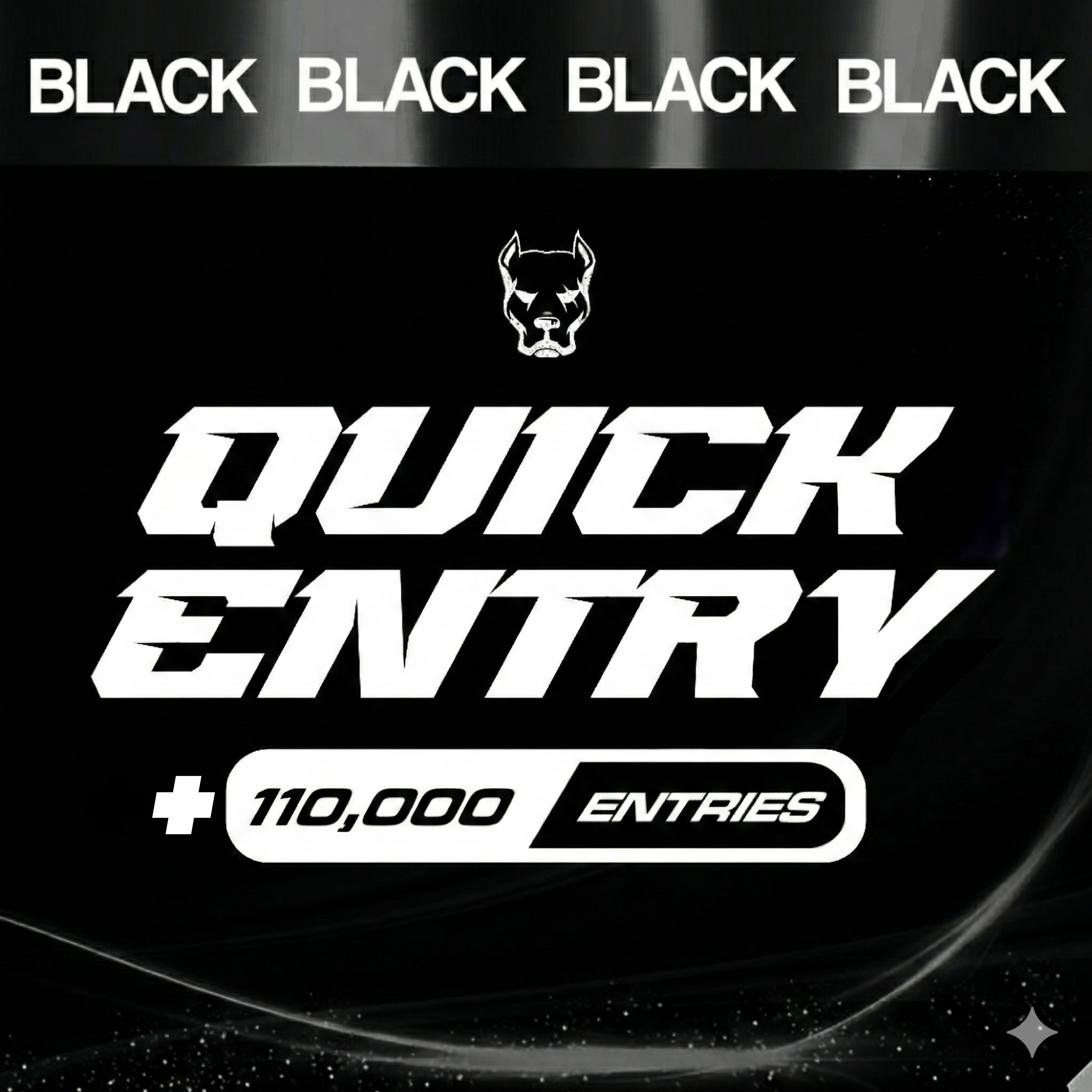 Autocollant d'entrée rapide Platine - 200 entrées