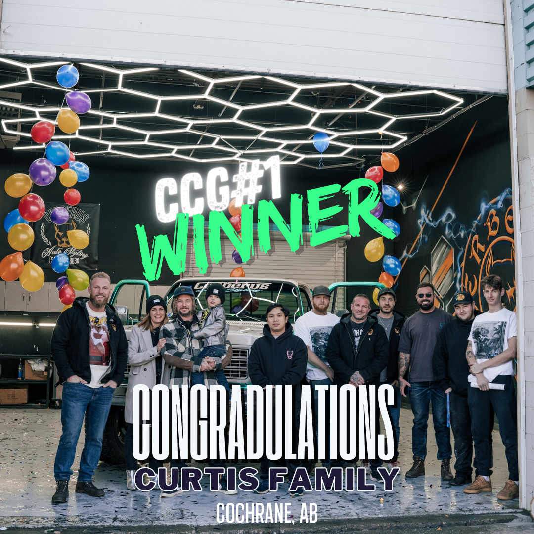 The Curtis family, #CCG1 winners