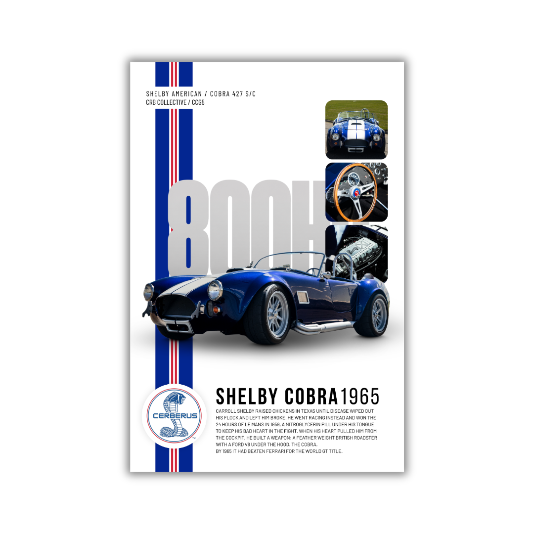 Shelby Cobra 1965 — Limited Print