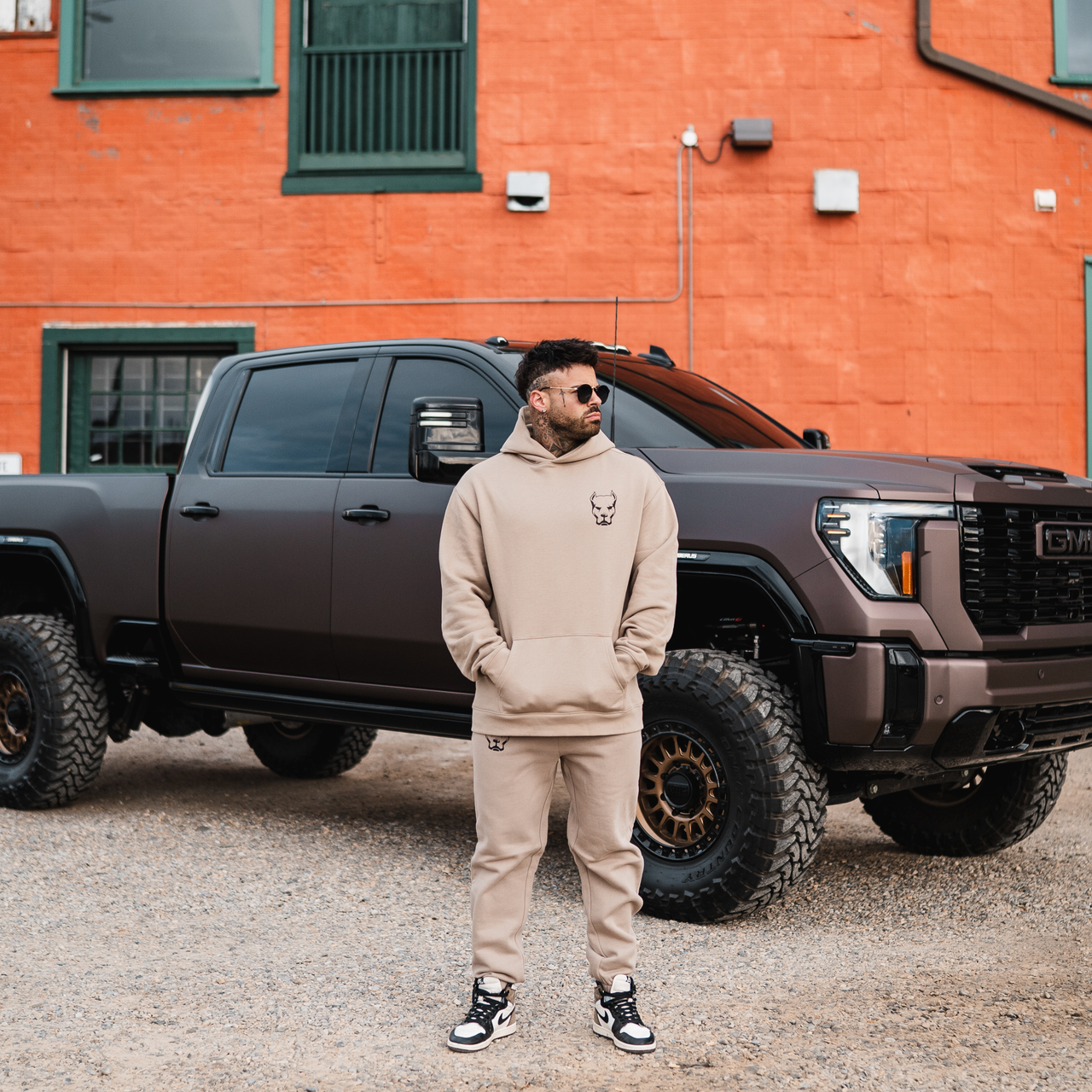 Dog Head Sweatsuit Set