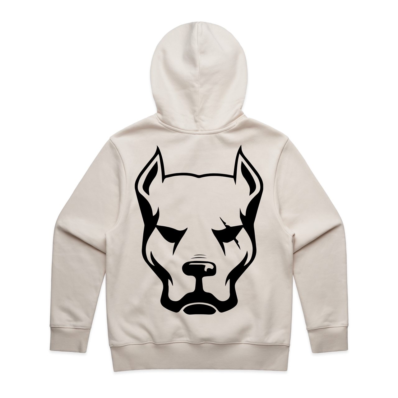 Dog Head Hoodie Cream