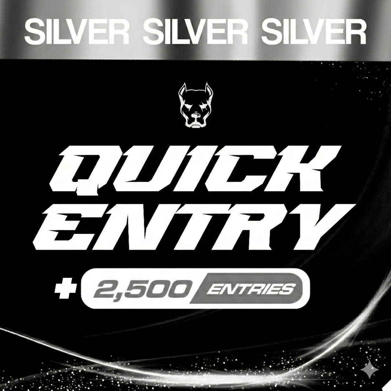 2,500 ENTRIES - Silver Pack