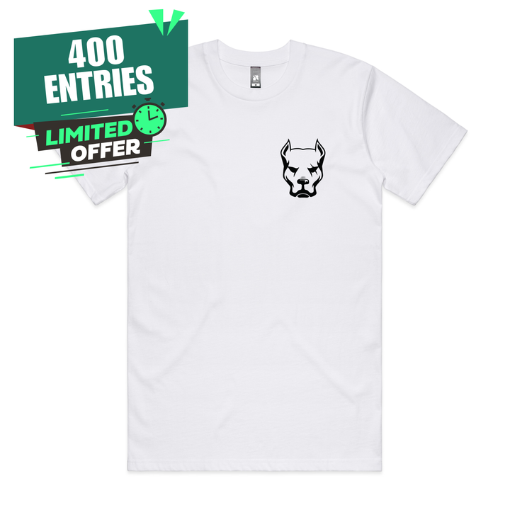 Dog Head Tee Black Logo
