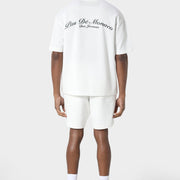 Crest Tee Off White