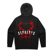 Crimson Doghead Hoodie - Back