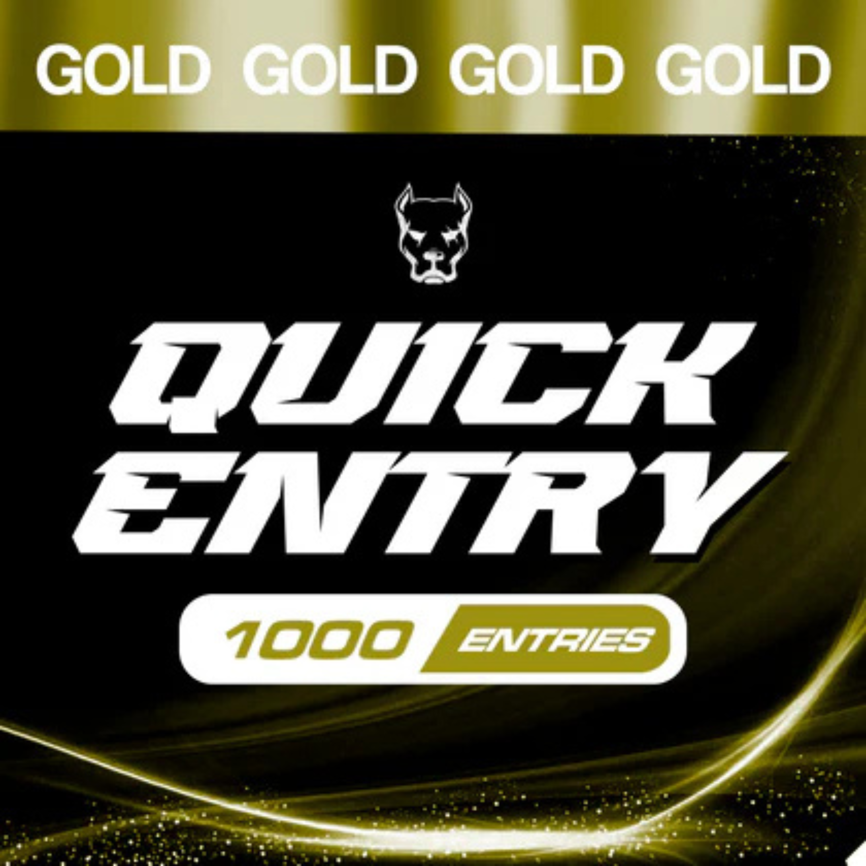 1,000 ENTRIES - Gold Pack