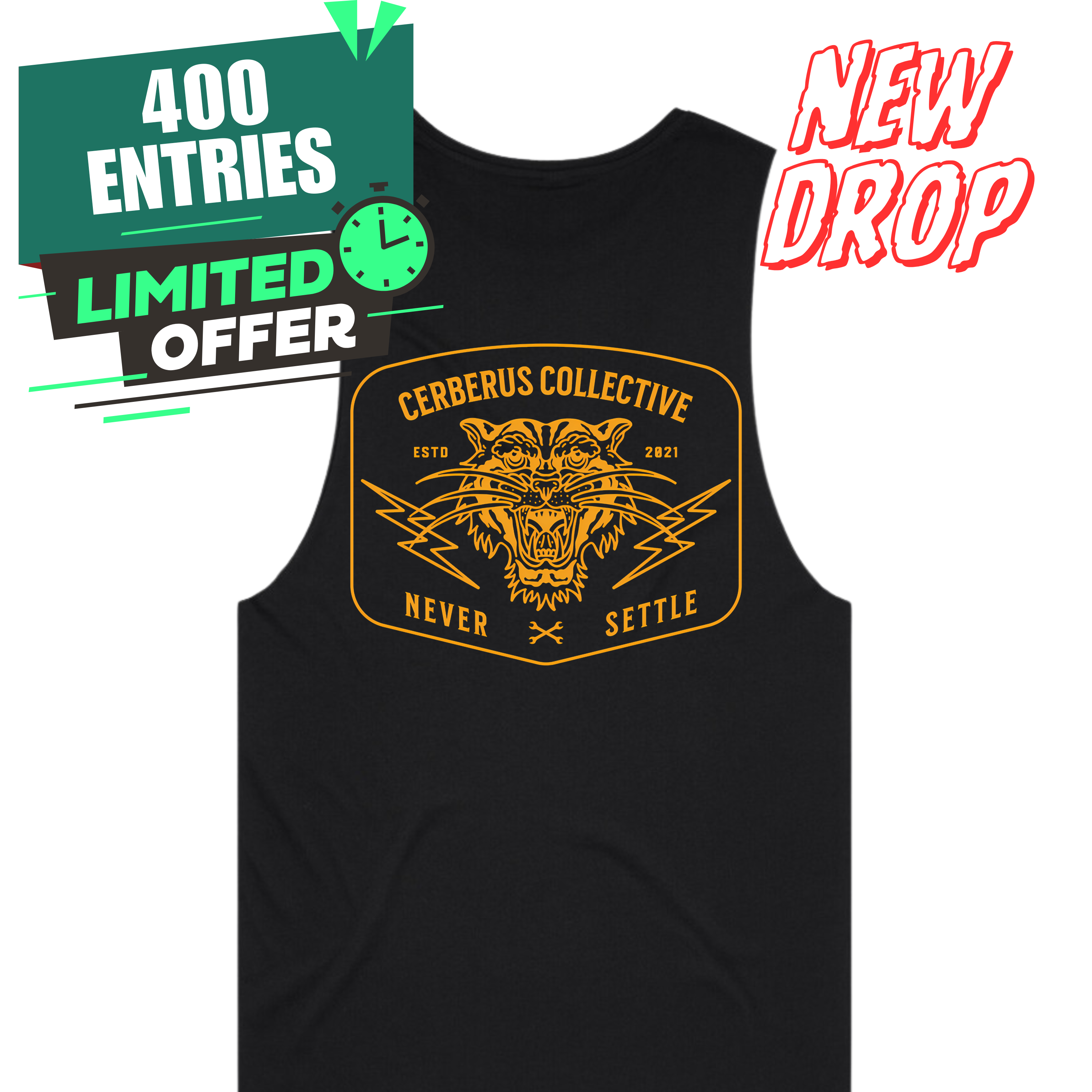 Never Settle Tank