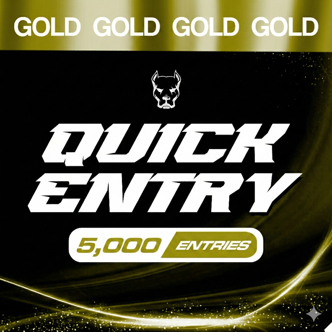 1,000 ENTRIES - Gold Pack