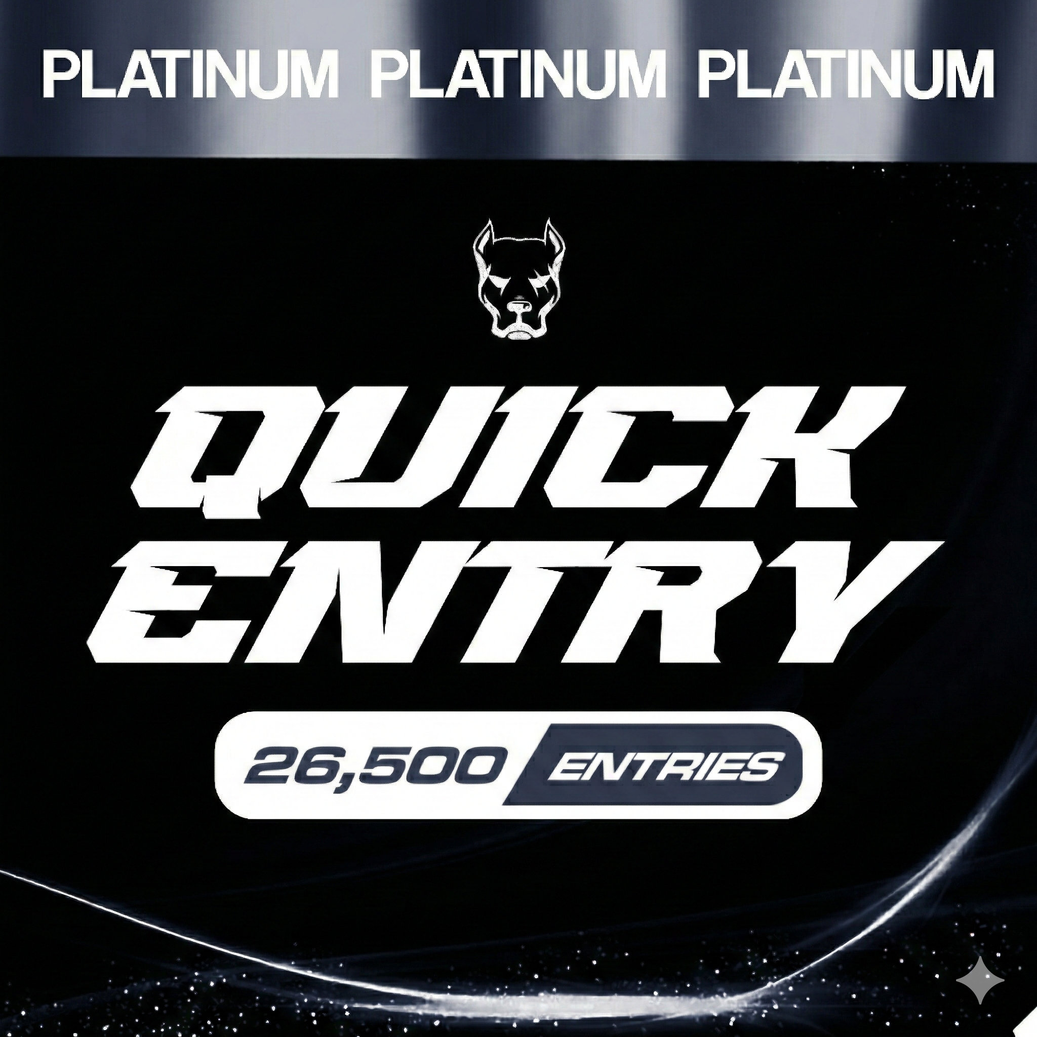 5,000 ENTRIES - Platinum Pack