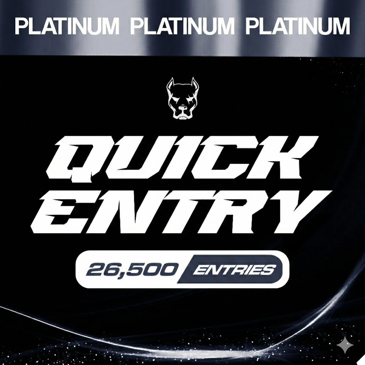 5,000 ENTRIES - Platinum Pack