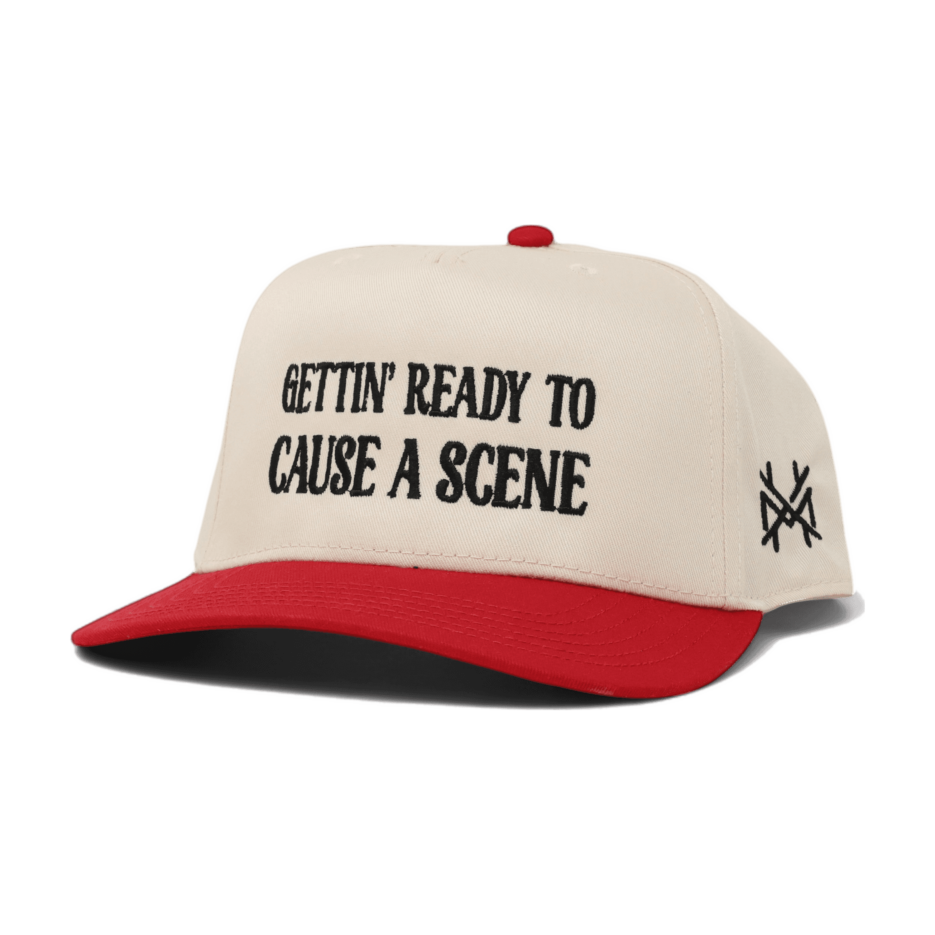 Cause A Scene Trucker Hat - Retro Red/Natural