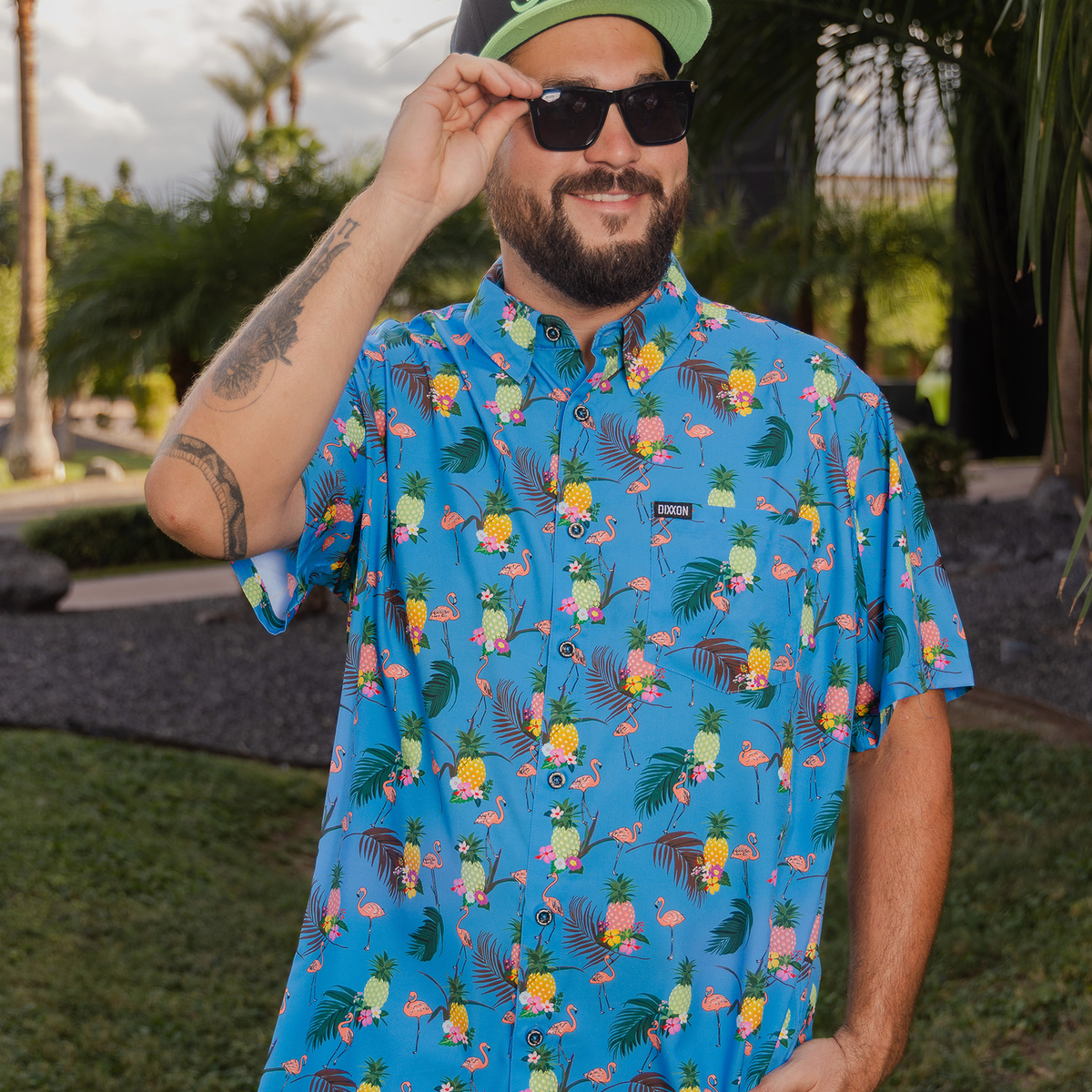 Flingle Party Shirt - Blue by Dixxon Flannel Co - view 2