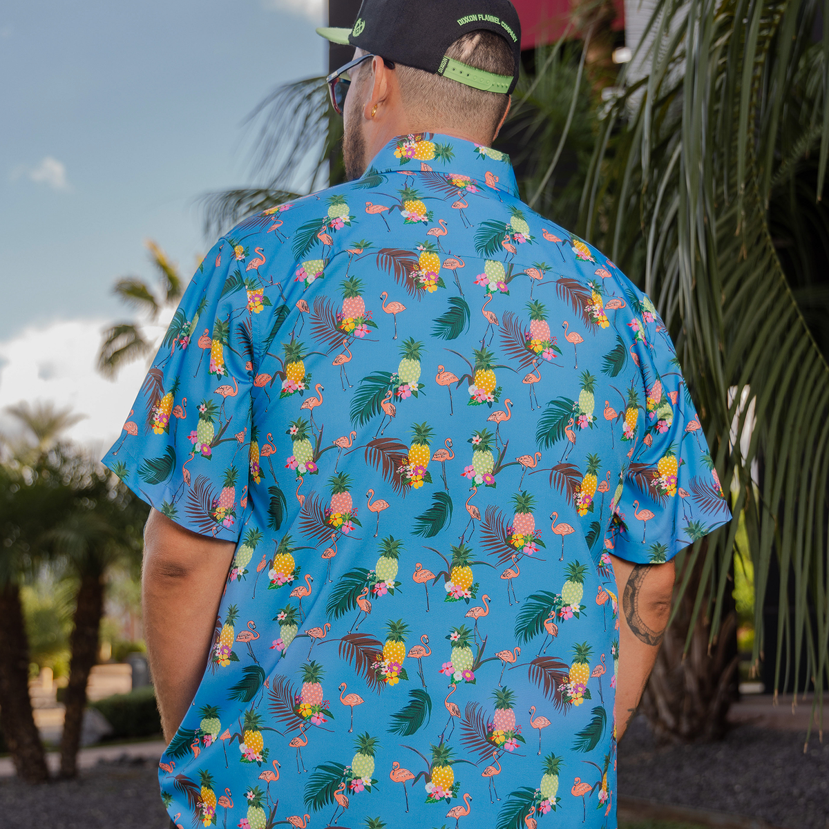 Flingle Party Shirt - Blue by Dixxon Flannel Co - view 3