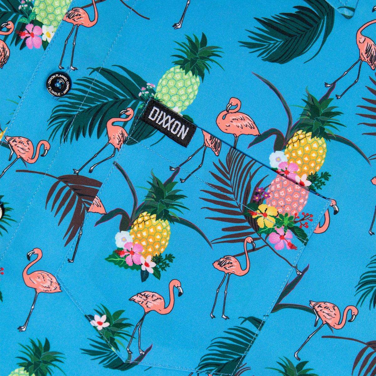 Flingle Party Shirt - Blue by Dixxon Flannel Co - view 4